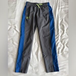 UNDER ARMOUR Kids' Size Youth Medium Gray and Blue Pants